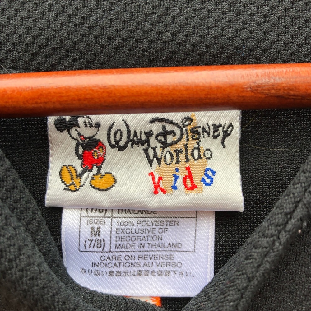 AUTHENTIC WALT DISNEY PLUTO KIDS BASEBALL JERSEY